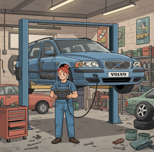 Zeichentrick Volvo Diagnose