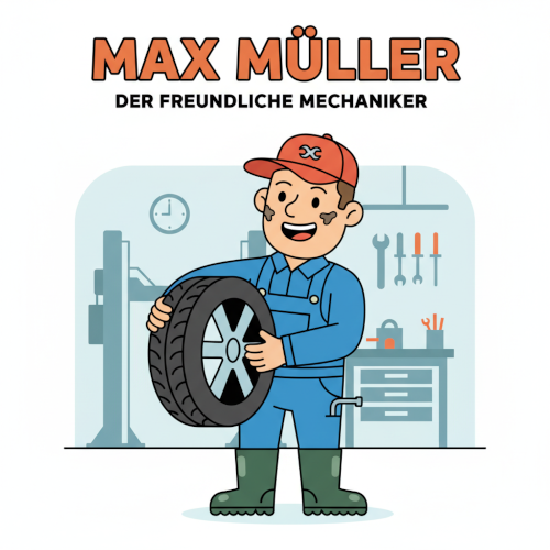 Cartoon von Max Müller